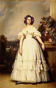 Marie Clementine Caroline D'orleans, Princesse De Saxe Cobourg Gotha (1817 1907) — Franz Xavier Winterhalter