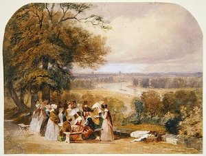 A Picnic On Richmond Hill — Joseph Murray Ince