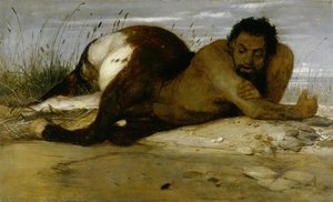 Centaur Watching Fish — Arnold Böcklin, Symbolism