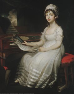 Portrait Of A Young Woman — Mather Brown, Neoclassicism