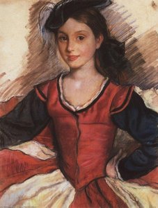 Tata In Dance Costume — Zinaida Serebriakova