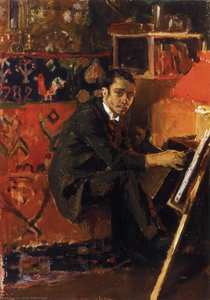 Portrait Of The Painter Eero Järnefelt — Akseli Gallen-kallela