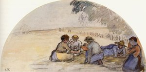The Picnic — Camille Pissarro