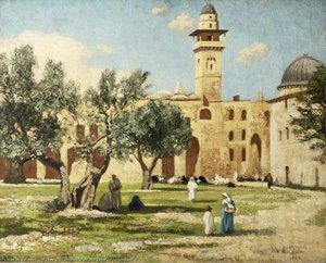 Temple Area In Jerusalem — Victor Wellesley