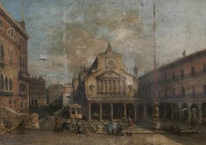 Church Of San Giacometto, Venice — Francesco Lazzaro Guardi
