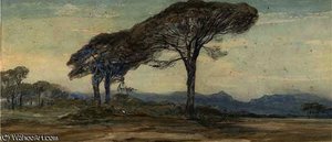 Respite From The Afternoon Sun — Edward Lear, Impressionism