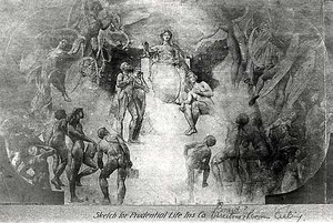 Sketch For Prudential Life Insurance Company, (painting) — Edwin Howlan
