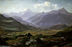 A Valley At Dawn — Antoine Chintreuil
