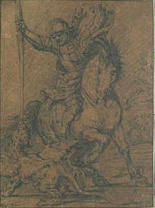 Saint George And The Dragon — Salvator Rosa
