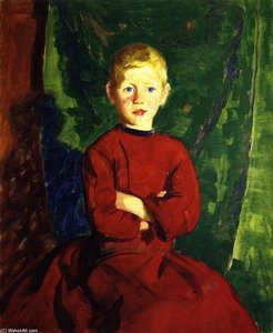 Thomas In His Red Coat — Robert Henri