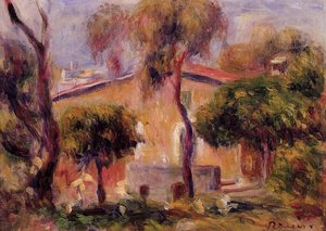 Houses In Cagnes — Pierre-auguste Renoir, Impressionism