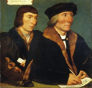 Portrait Of Sir Thomas Godsalve And His Son John — Hans Holbein The Younger, Northern Renaissance