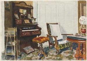 Mrs. Acorn's Parlor — Edward Hopper
