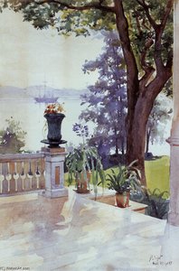 View From The Haikko Villa — Albert Edelfelt