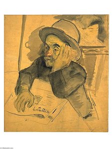 In A Jewish Cafe — Raphael Soyer