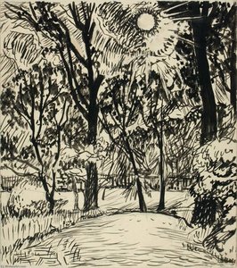 (sun Lit Path) — Henry Lyman Saÿen