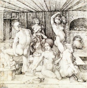Woman`s Bath — Albrecht Dürer, Renaissance