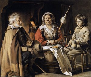 Peasant Interior — (brother) Antoine Le Nain