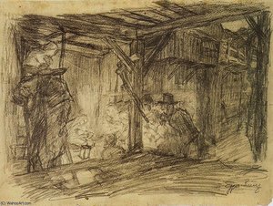 Christmas Eve — Albin Egger Lienz