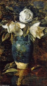 Giant Magnolias — Frederick Childe Hassam