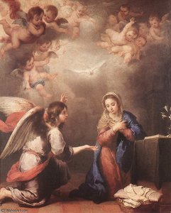 Annunciation — Bartolomé Esteban Murillo