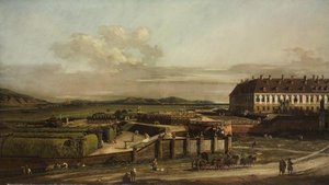 Das Kaiserliche Lustschloß Schloßhof, Ansicht Von Norden — Bernardo Bellotto