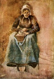 Woman Grinding Coffee — Vincent Willem Van Gogh