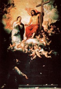 San Francisco En La Porciúncula — Bartolomé Esteban Murillo