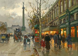 Place De La Bastille — Edouard Cortès