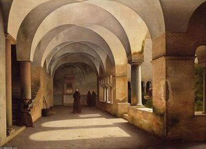 The Cloisters, San Lorenzo Fuori Le Mura — Christoffer Wilhelm Eckersberg