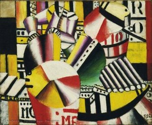 Bargeman — Fernand Léger, Geometric Abstraction