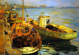 San Pedro Fishing Boats — Franz Bischoff