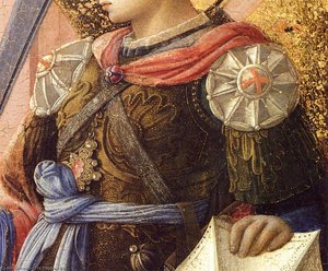 St Michael (detail) — Filippo Di Tommaso Lippi