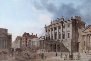 A View Of The Old Bank Of England, London — Thomas Hosmer Shepherd