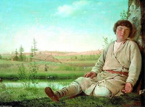 Sleeping Herd-boy — Alexei Venetsianov