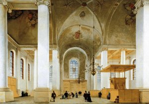 Interior Of The Nieuwe Or St. Annakerk In Haarlem, Seen From West To East — Peter Saenredam