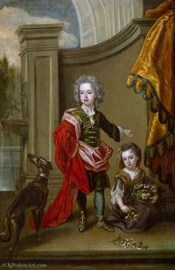 Richard Boyle, 3rd Earl of Burlington and his sister Lady Jane Boyle