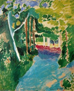 Barbizon Huile Sur Toile Collection Particulière — Henri Matisse, Fauvist Expressionism
