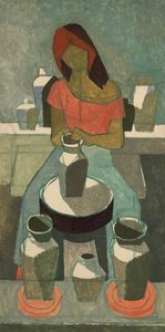 Woman Potter — Cliff Rowe