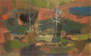 Sunset And White Trees — Lily Harmon