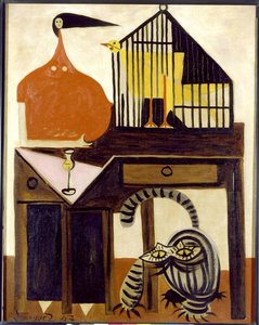 The Cat And The Canary — Oscar Dominguez