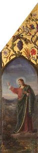 Saint John In Adoration (inside Of Right Wing) — Rebecca Dulcibella Orpen