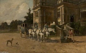 Front View Of Wollaton Hall, Nottingham
