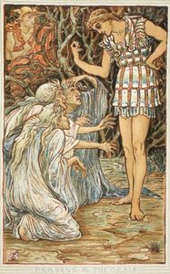 Perseus And The Graia — Walter Crane