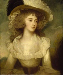 Sarah Ley, Mrs Richard Tickell (1770–after 1817) — George Romney