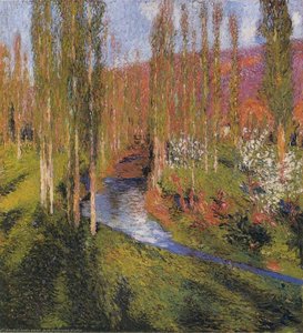 Peupliers Au Bord Du Vert — Henri Jean Guillaume Martin
