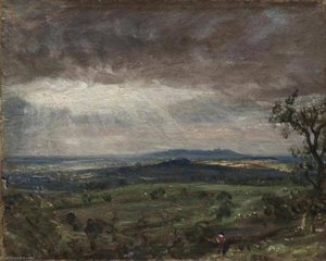 Hampstead Heath Looking Toward Harrow — John Constable, Romantic Landscape