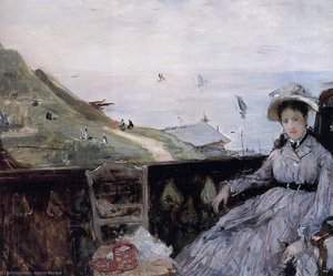 On The Terrace — Berthe Morisot