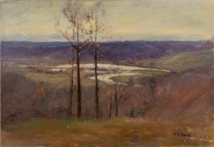 Early Snow (flood, Salt Creek Valley) — Theodore Clement Steele