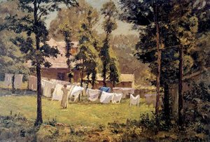 Week's Washing — Theodore Clement Steele